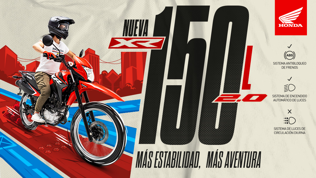 Moto Honda dobleproposito XR150L 2.0 
