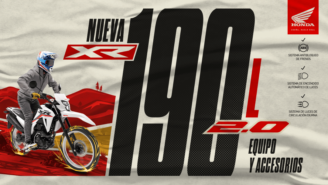 El equipo que necesitas para disfrutar al máximo la nueva XR 190L