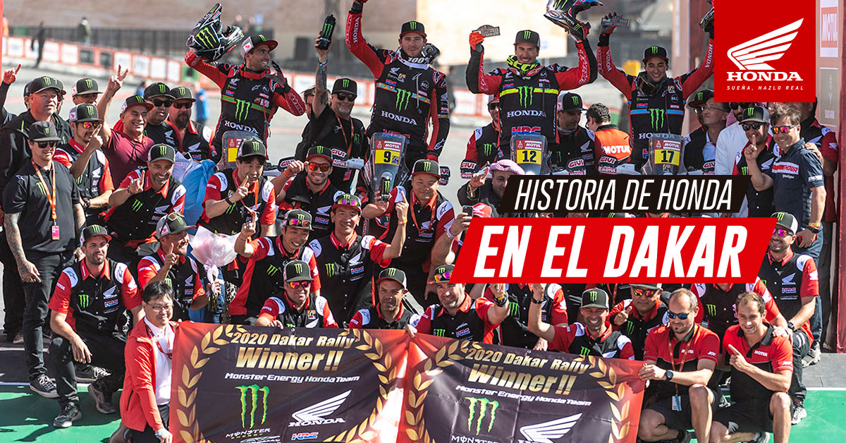 historia de honda en el dakar