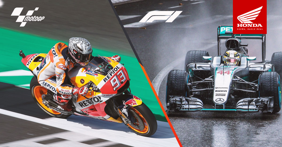 Marc Márquez reta a Lewis Hamilton