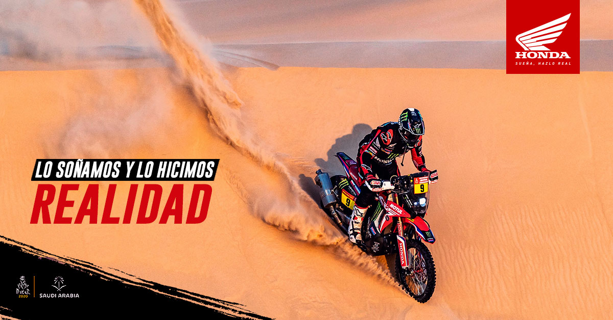 Ganador 2020 Dakar Rally Honda