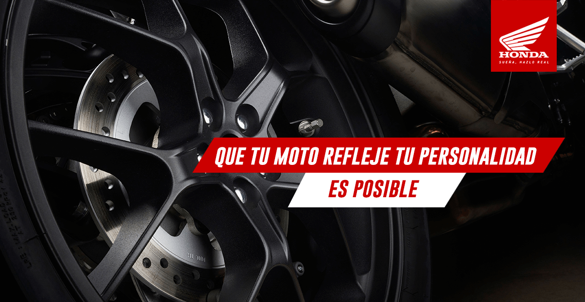 Que tu moto refleje tu personalidad es posible