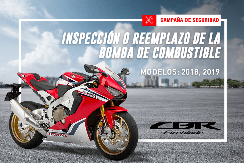 Campaña de seguridad - CBR1000 RR FIREBLADE Modelos 2018 - 2019